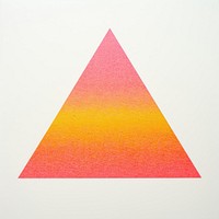 Triangle shape white background creativity. AI generated Image by rawpixel.