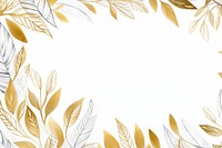 Botanical leaf border frame backgrounds pattern plant. AI generated Image by rawpixel.