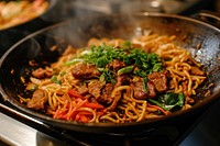 Yakisoba vegetable noodle food. AI generated Image by rawpixel.