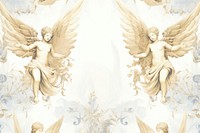 Angel wings pattern wallpaper representation spirituality.