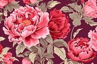 Peony flowers wallpaper pattern petal.