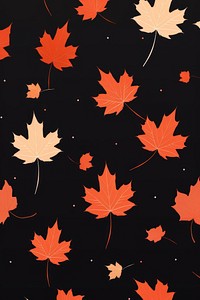Maple leaves pattern plant leaf. AI generated Image by rawpixel.