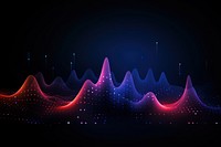  Gradient neon audio wave backgrounds abstract pattern. AI generated Image by rawpixel.