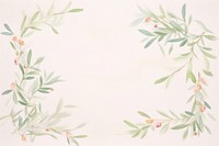 Olive branch frame backgrounds pattern plant. AI generated Image by rawpixel.