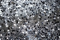 Silver colored glitter backgrounds shiny monochrome. AI generated Image by rawpixel.