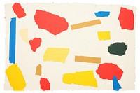 Confetti paper collage element backgrounds abstract painting.
