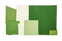 Green paper collage element backgrounds white background accessories.