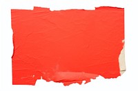 Red paper collage element backgrounds abstract white background.