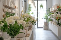 Flower shop plant white architecture.