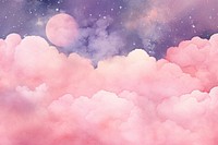  Pink clouds backgrounds astronomy outdoors. AI generated Image by rawpixel.