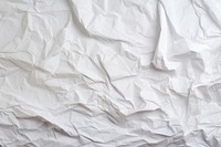 Recycled crumpled white paper backgrounds copy space wrinkled. AI generated Image by rawpixel.