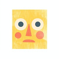 Crazy face emoji backgrounds painting art. AI generated Image by rawpixel.