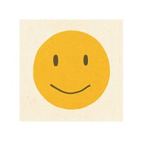 Smiley emoji white background anthropomorphic creativity. AI generated Image by rawpixel.
