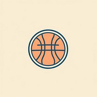 Basketball icon shape logo competition.