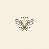Honey bee icon animal insect invertebrate.