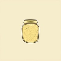 Honey jar icon container drinkware pattern.