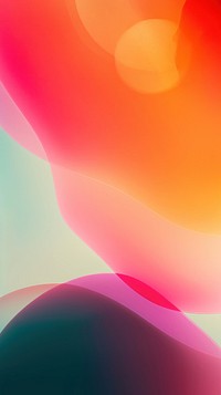 Aesthetic gradient wallpaper abstract circle red.