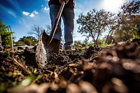 Gardening outdoors digging nature.