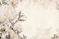 Peony flowers border backgrounds pattern plant.