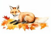 Fox animal mammal nature. AI generated Image by rawpixel.