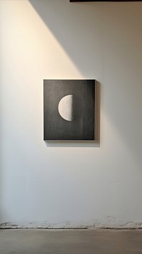 Minimal space a moon architecture painting wall.