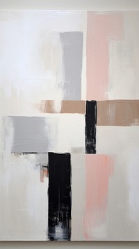 Minimal space abstract painting wall art.