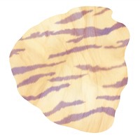 Tiger skin marble distort shape white background accessories accessory.