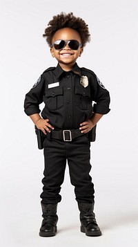 Police costume child black. AI generated Image by rawpixel.