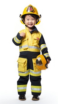 Firefighter uniform costume helmet. AI generated Image by rawpixel.