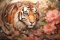 Tiger tiger art painting.