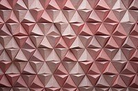 Triangle bas relief pattern paper wall art.