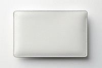 White leather card case  backgrounds wallet white background.