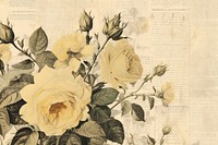 Yellow roses backgrounds painting pattern.
