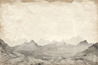 Mountains backgrounds nature sketch.