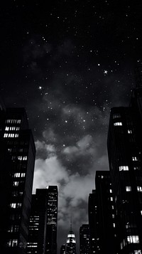 Photography night sky city architecture metropolis.