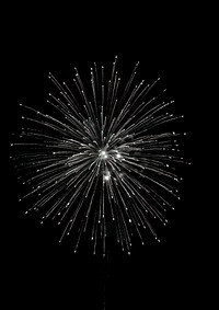 Aesthetic Photography of fireworks outdoors motion night.