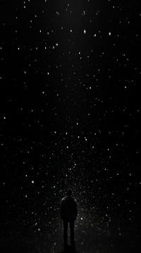 Photography of galaxy silhouette monochrome nature.