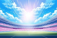 Illustration stadium architecture backgrounds outdoors.