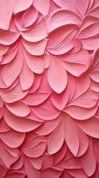 Petal bas relief small pattern oil paint art pink backgrounds.