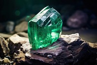 Gem emerald gemstone mineral.
