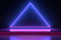 3d shape neon background light architecture illuminated. AI generated Image by rawpixel.