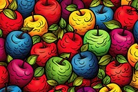 Apple backgrounds pattern art.