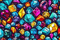 Diamonds art backgrounds pattern.