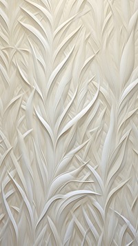 White grass bas relief pattern wallpaper art backgrounds.