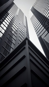 Office towers architecture building skyscraper.