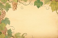Illustration of grapes frame backgrounds painting pattern.