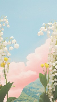  Lily of the valley outdoors blossom nature. AI generated Image by rawpixel.