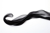 Black ribbons white background accessories simplicity.