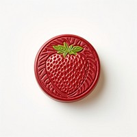 Seal Wax Stamp Strawberry strawberry white background thimbleberry.