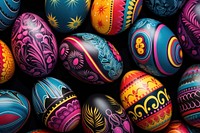 Easter egg backgrounds pattern celebration. AI generated Image by rawpixel.